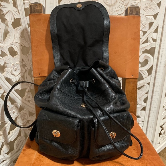 Coach Leather Backpack - Picture 6 of 8
